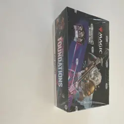 Magic: The Gathering Foundations Play Booster Box Wizards 2024 English Foil - Image 1