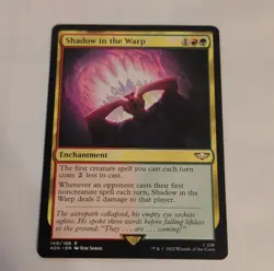 Wizards of the Coast Magic: The Gathering Shadow in the Warp Rare Enchantment - Image 1