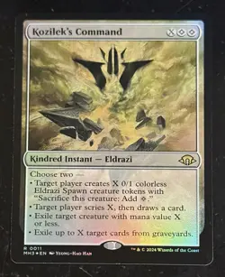 Kozilek's Command Modern Horizons 3 MTG FOIL Unplayed NM/Mint Unplayed - Image 1