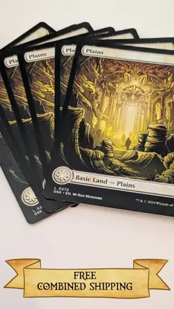 Magic The Gathering: 8x Duskmourn: House of Horror (DSK) Full Art Plains - Image 1