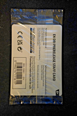 Destined Rivals SEALED STAFF Stamped Prerelease Promo Set - All 4 Cards - Image 2