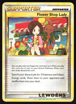 Flower Shop Lady - 74/90 - Uncommon - Undaunted - Pokemon Card - Image 1