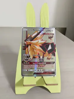 2017 PTCG Pokemon Sun/Moon Prism English Holo Art Dusk Mane Necrozma GX 145/156 - Image 1