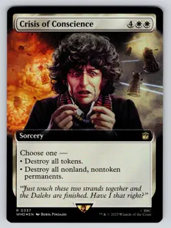 Crisis of Conscience (Extended Art) R Universes Beyond: Doctor Who 337 NM MTG - Image 1