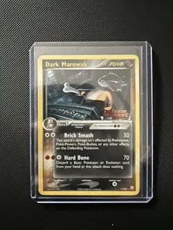 Pokemon Dark Marowak EX Team Rocket Returns Holo Rare Reverse Holo 7/109 - Image 1