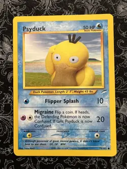 Psyduck 79/105 Pokemon Neo Destiny Card - Image 1