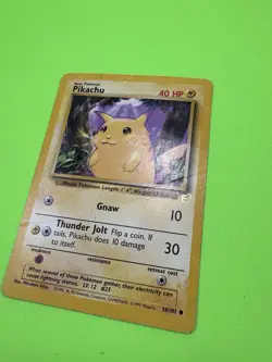 Pikachu E3 Stamped 58/102 Base Set Yellow Cheeks Pokemon Card 1999 - Image 2