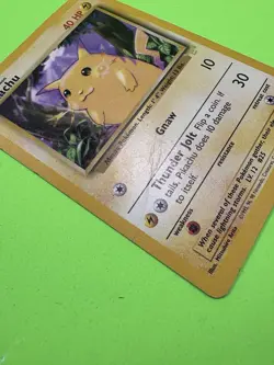 Pikachu E3 Stamped 58/102 Base Set Yellow Cheeks Pokemon Card 1999 - Image 4