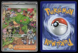 Clive 236/091 Special Illustration Rare Paldean Fates Pokemon NM - Image 3
