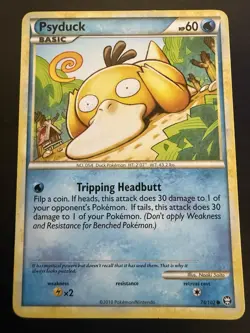 Pokemon TCG Psyduck Triumphant 74/102 Regular MP - Image 1