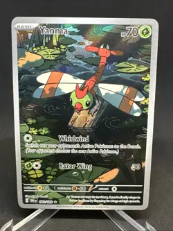 Pokemon TCG Scarlet & Violet Destined Rivals Yanma Illustration Rare #183/182 - Image 2