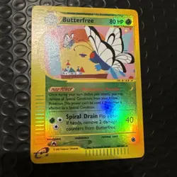 Pokemon Butterfree #38/165 Reverse Holo Rare - 2002 Expedition Base Set - Image 1