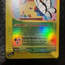 Pokemon Butterfree #38/165 Reverse Holo Rare - 2002 Expedition Base Set - Image 3