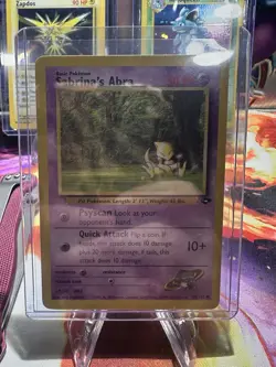 Pokemon TCG Sabrina's Abra Gym Challenge 94/132 Regular Common Basic 50 HP - Image 1