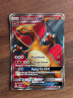 Pokemon Card: Charizard GX SM60 Sm Promo Holo 250 HP Stage 2 Fire Dragon Card - Image 1