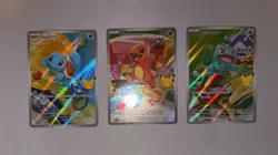 Pokemon TCG First Partner Illustration Collection, Series 1 Kanto GEN 1 Starters - Image 1