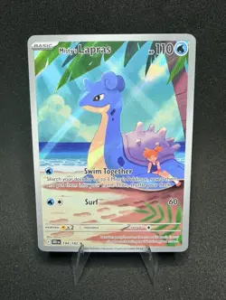 NM Misty's Lapras Destined Rivals Holo Illustration RARE 194/182 2025 Pokemon - Image 1