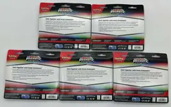Lot of (5) Pokemon TCG Prismatic Evolutions 3-Pack Tech Sticker Collection - Image 2