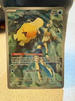 Pokemon Misty's Psyduck 193/182 Full Art Holo Illustration Rare Destined Rivals - Image 1