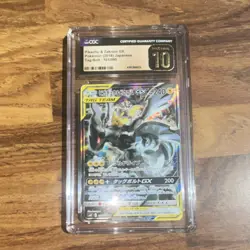 Pokemon Pikachu & Zekrom GX TAG TEAM 101/095 Sm9 Tag Bolt Holo CGC Pristine 10 - Image 1