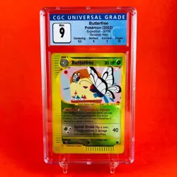 Pokemon Butterfree CGC 9 Reverse Holo Expedition 5/165 Mint PSA - Image 1