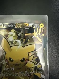 Pokemon TCG Pikachu EX XY124 (Decent Condition) - Image 5