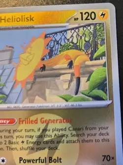 Heliolisk 064/217 Reverse Holo Uncommon Ascended Heroes Pokemon TCG - Image 3