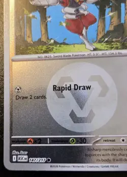 Bisharp 147/217 Reverse Holo Common Ascended Heroes Pokemon TCG - Image 4