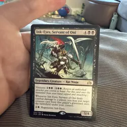 Ink-Eyes Servant of Oni Played English Planechase MTG Magic Card Anthology 2015 - Image 1