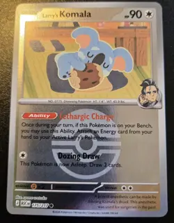 Larry's Komala 175/217 Poke Ball Holo Common Ascended Heroes Pokemon TCG - Image 1