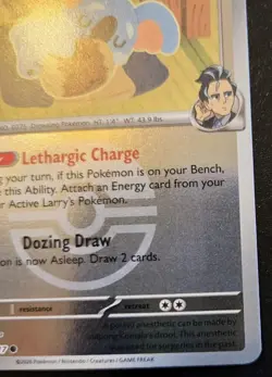 Larry's Komala 175/217 Poke Ball Holo Common Ascended Heroes Pokemon TCG - Image 5