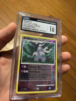 (TOP POP 7) Pokemon Stormfront 35/100 Dusclops Reverse Holo CGC 10 GEM MINT - Image 1