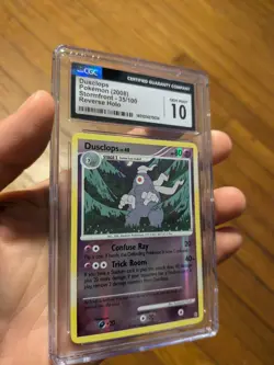 (TOP POP 7) Pokemon Stormfront 35/100 Dusclops Reverse Holo CGC 10 GEM MINT - Image 2