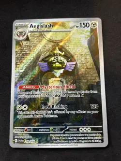 Pokemon Aegislash SV04: Paradox Rift 210/182 Illustration Rare - Image 1
