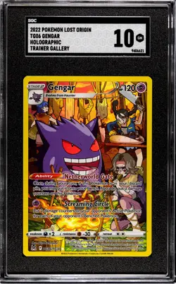 2022 Pokemon Lost Origin Gengar TG06 Holo Trainer Gallery SGC 10 GM! - Image 1