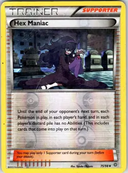 HEX MANIAC 75/98 ANCIENT ORIGINS POKEMON REVERSE HOLO DMG - Image 1