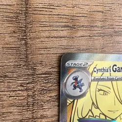 Cynthia's Garchomp ex 215/182 Destined Rivals Ultra Full Art Pokemon TCG - MINT - Image 2