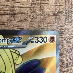 Cynthia's Garchomp ex 215/182 Destined Rivals Ultra Full Art Pokemon TCG - MINT - Image 3