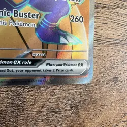Cynthia's Garchomp ex 215/182 Destined Rivals Ultra Full Art Pokemon TCG - MINT - Image 4
