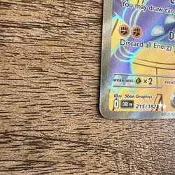Cynthia's Garchomp ex 215/182 Destined Rivals Ultra Full Art Pokemon TCG - MINT - Image 5