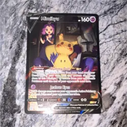 The Pokemon Company Mimikyu V Ultra Rare Full Art Holo TG16 Brilliant Stars 160… - Image 1