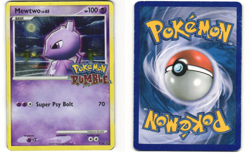 Mewtwo Holo Pokemon TCG Pokemon Rumble 9/16 DMG - Image 3