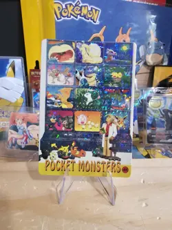 1990s Vintage Pocket Monsters Vending Prism - Pokemon Gallery Mew - #46 - Image 4