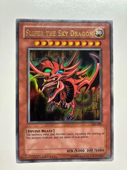 USA Seller Yugioh Slifer the Sky Dragon GBI-001 Ultra Rare LP - Image 1