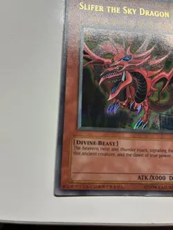 USA Seller Yugioh Slifer the Sky Dragon GBI-001 Ultra Rare LP - Image 4