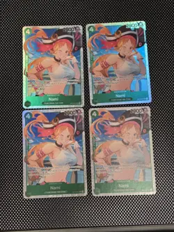 One Piece OP14-031 Nami SR The Azure Sea’s Seven Eng Playset (4) - Image 1