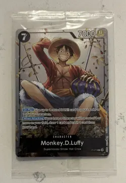 P-075 Monkey.D.Luffy Promo Card TS-02 Tin Set 02 ENGLISH SEALED - Image 1
