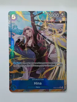 Hina (Alternate Art) EB03-025 Extra Booster: One Piece Heroines Edition Foil NM - Image 1