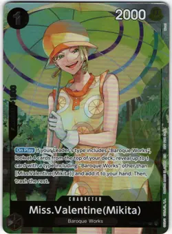 MISS.VALENTINE(MIKITA) OP14-087 ONE PIECE TCG THE AZURE SEA'S SEVEN (OP14) RARE - Image 1