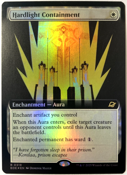 MTG Hardlight Containment (Extended Art Foil) Edge of Eternities 319 NM - Image 1